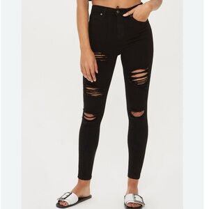 Topshop Moto Jamie super destroyed